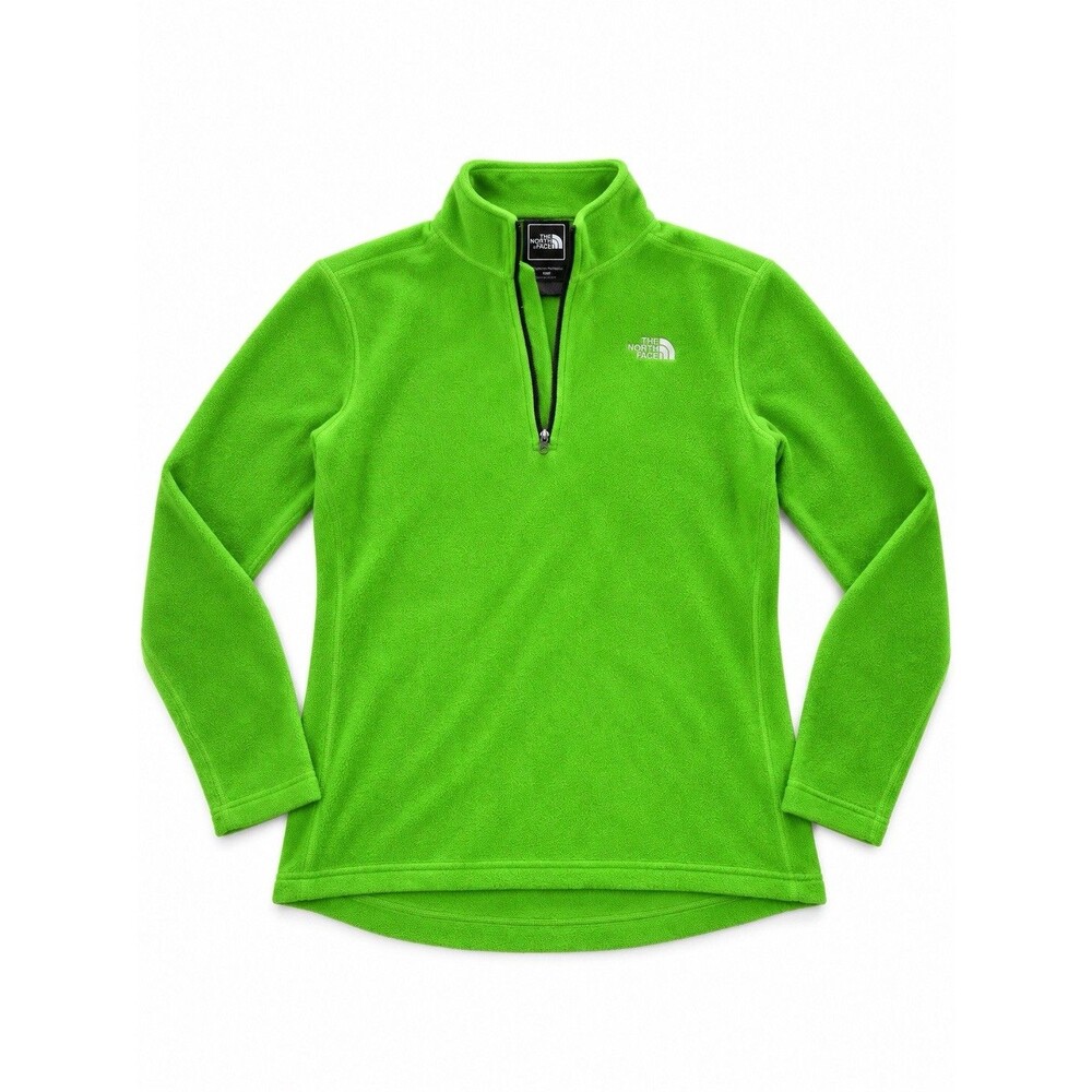 The North Face Polartec Fleece 1/4 Zip Pullover Neon Green Women’s M Gorpcore